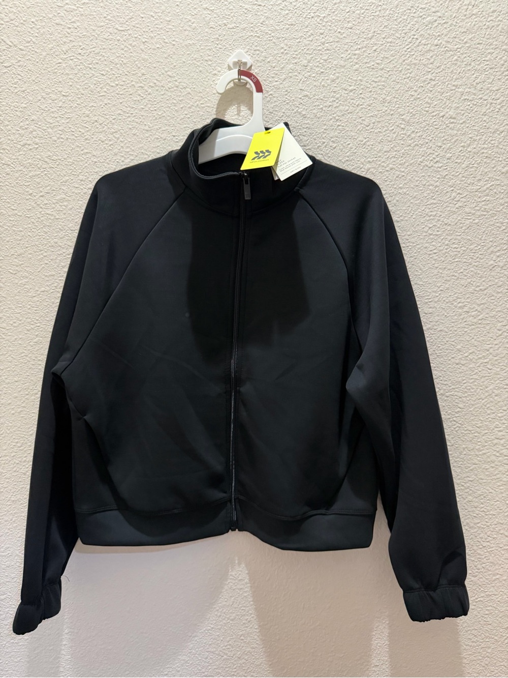 all in motion Black Women's Zip-Front Bomber Jacket